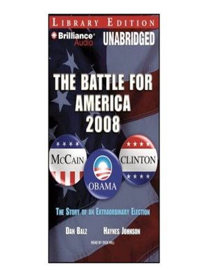 cover image of The Battle for America, 2008